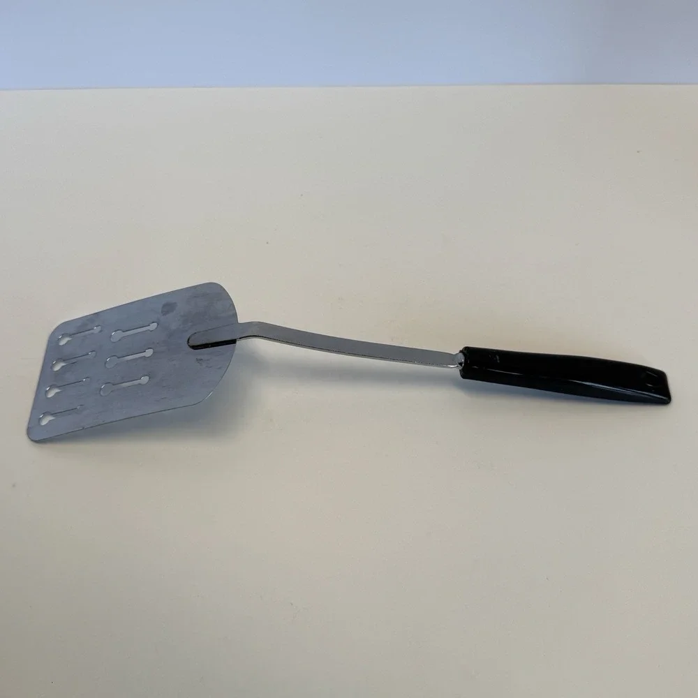 Vintage‎ EKCO USA Keyhole Slotted Spatula 12